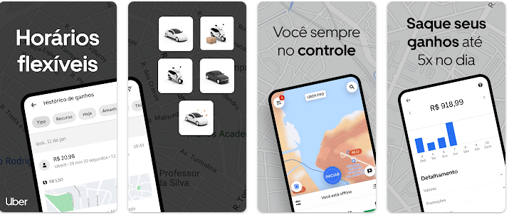 Como trabalhar de Uber moto