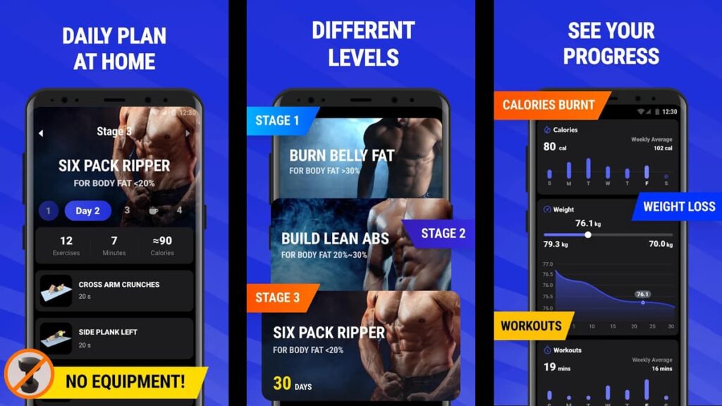 abdominal training apps