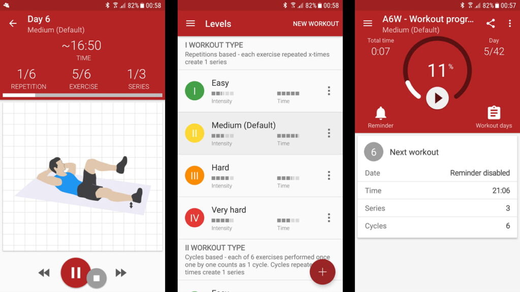 abdominal training apps