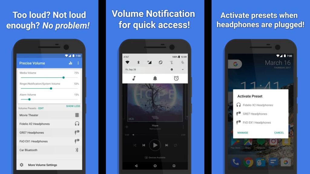 applications pour augmenter le volume