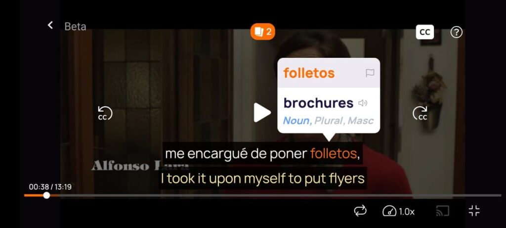 learn Spanish with tv shows