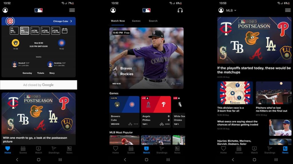 App to watch baseball