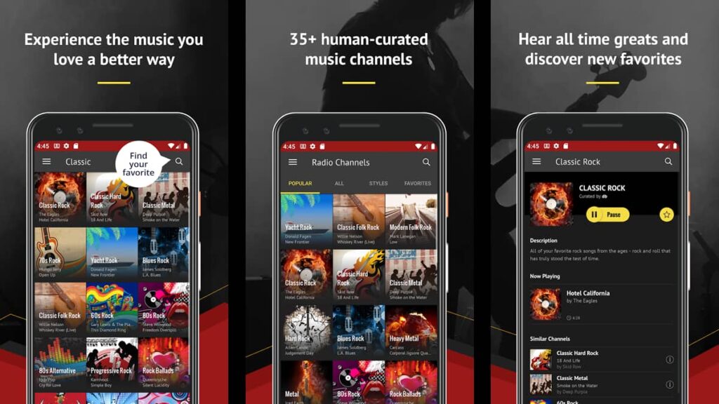 apps to listen to rock