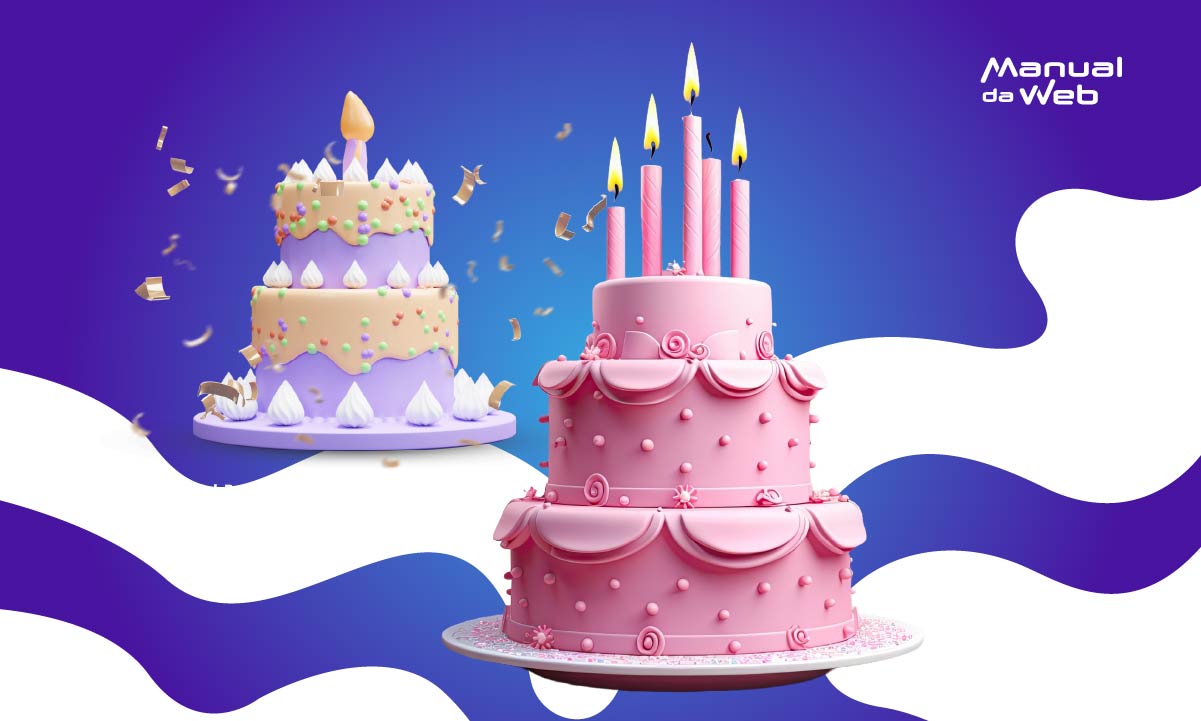 Bolo de aniversário feminino