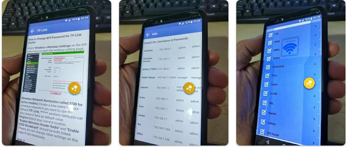 Aplicativo para mudar a senha do WiFi