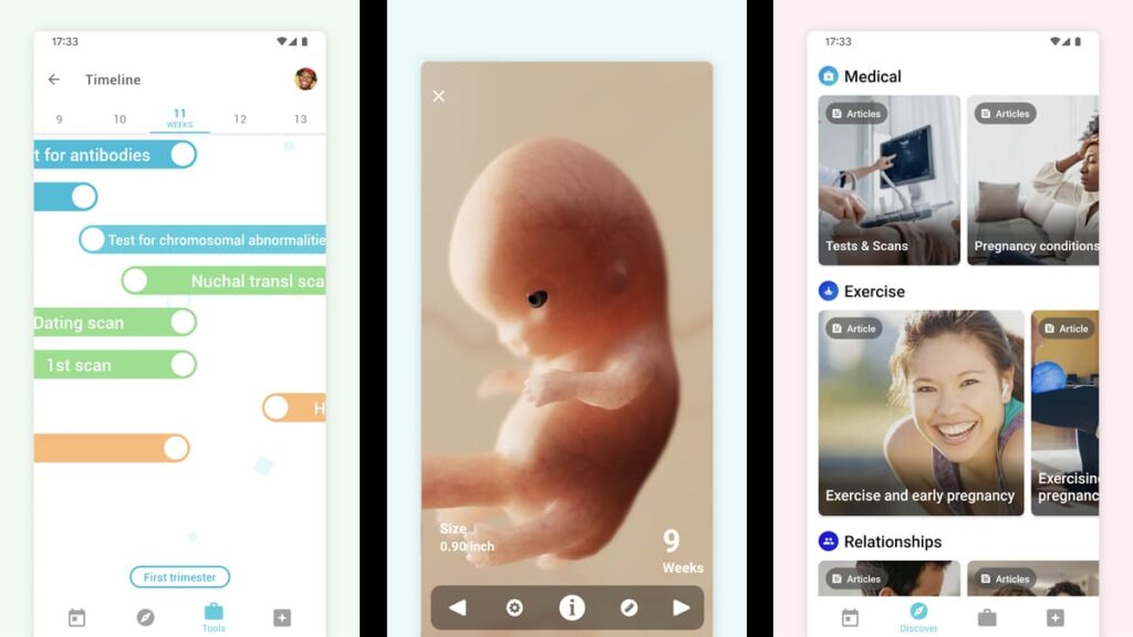 Schwangerschaftstracker-App
