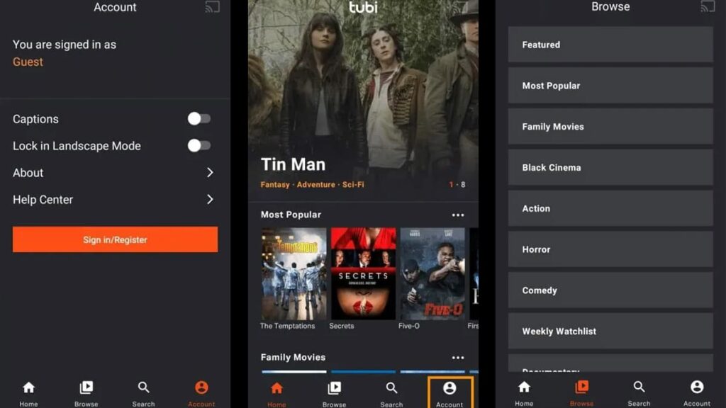 App Tubi TV: Ogni genere e ogni umore per ogni momento! 5 App Tubi TV