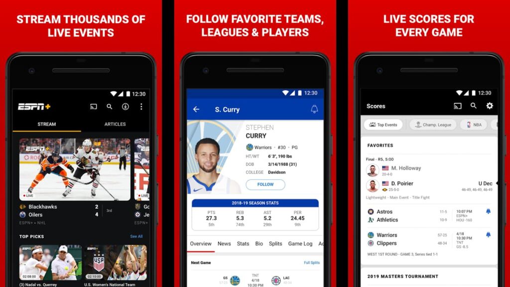 apps to watch live sports