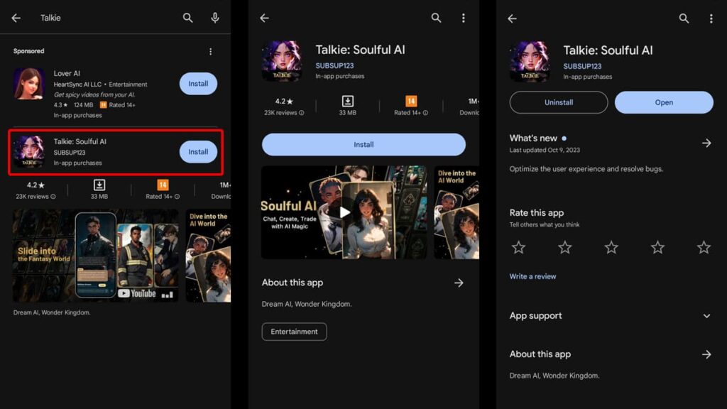 Talkie App