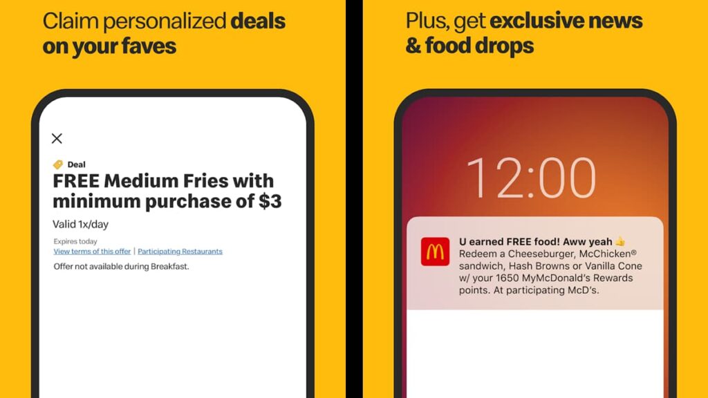 McDonald's App: Fast Food at Your Fingertips! 3 McDonald's app