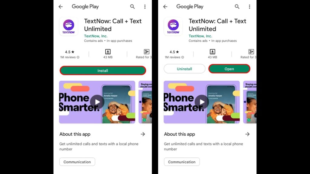 TextNow App
