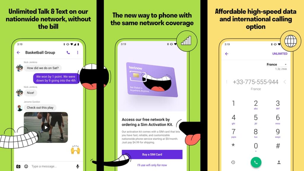 TextNow App