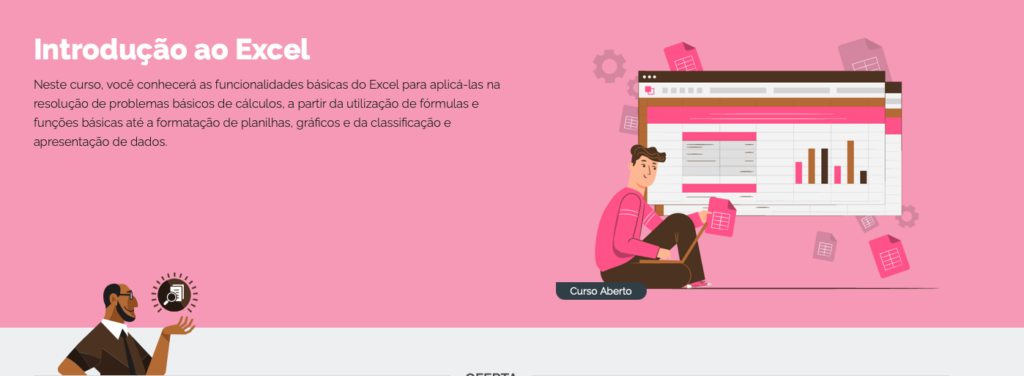 Curso de Excel gratuito com certificado: como se inscrever 1 Curso de Excel gratuito