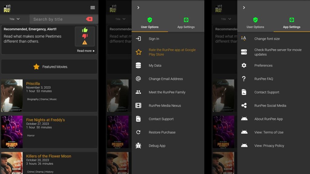 RunPee App
