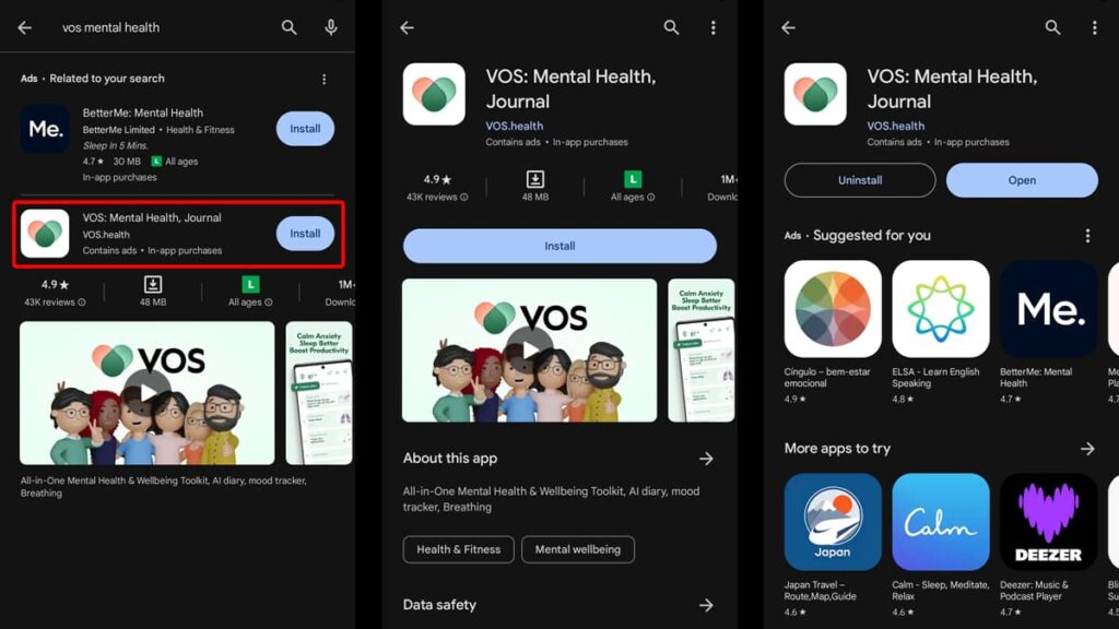 VOS: Mental Health