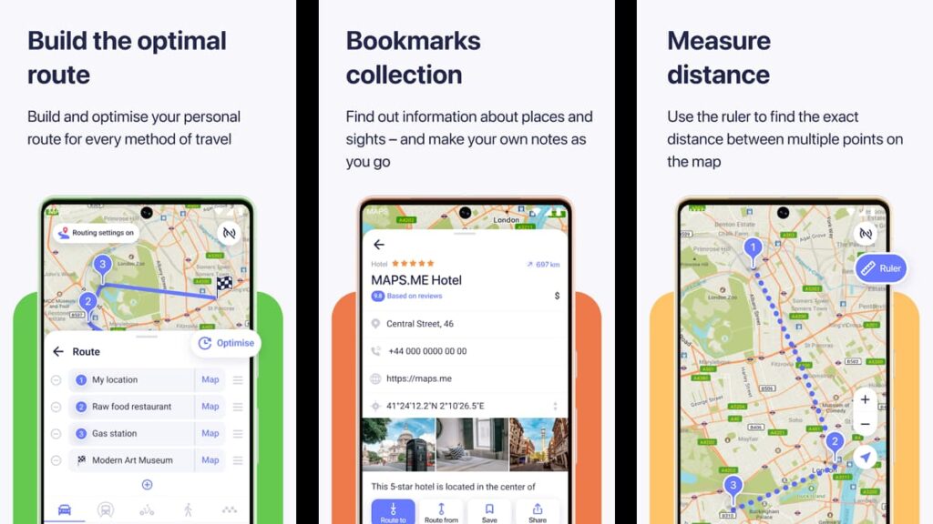 offline navigation apps, GPS apps, offline maps