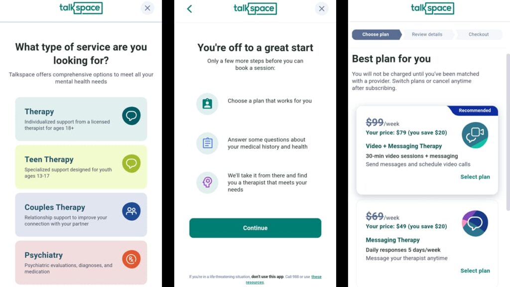 Talkspace app
