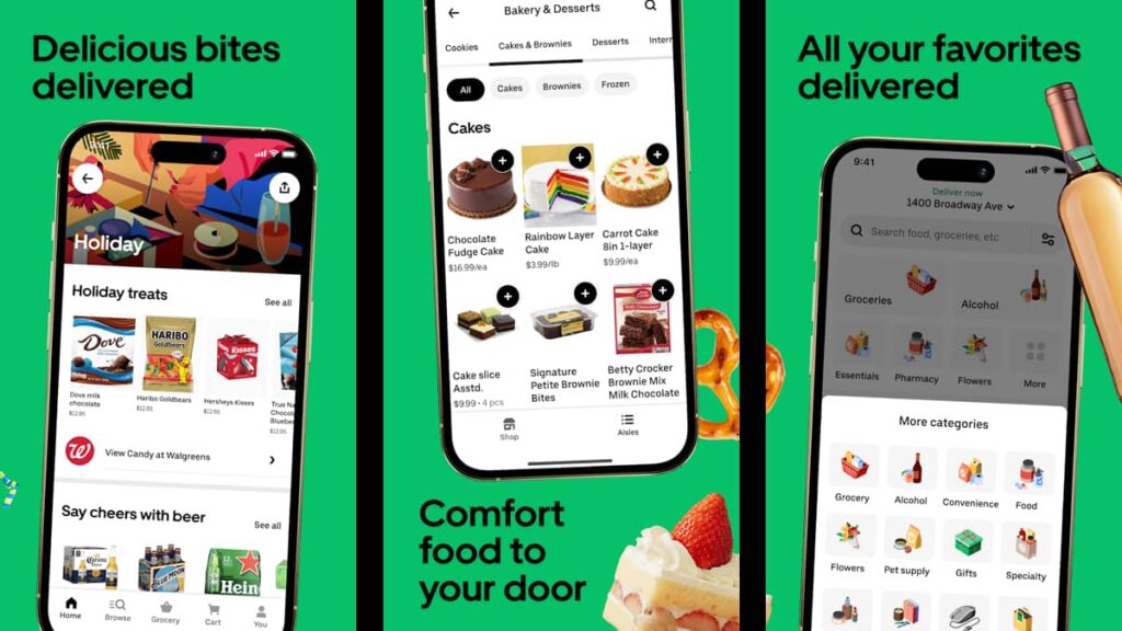 Essen zu Hause: Die besten Lebensmittel-Lieferdienste 1 Lebensmittel-Lieferdienste