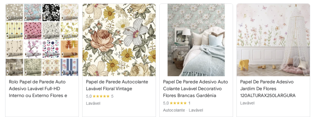 Papel de parede de flores