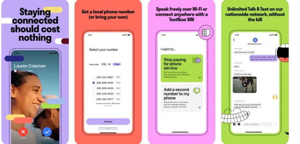 TextNow app