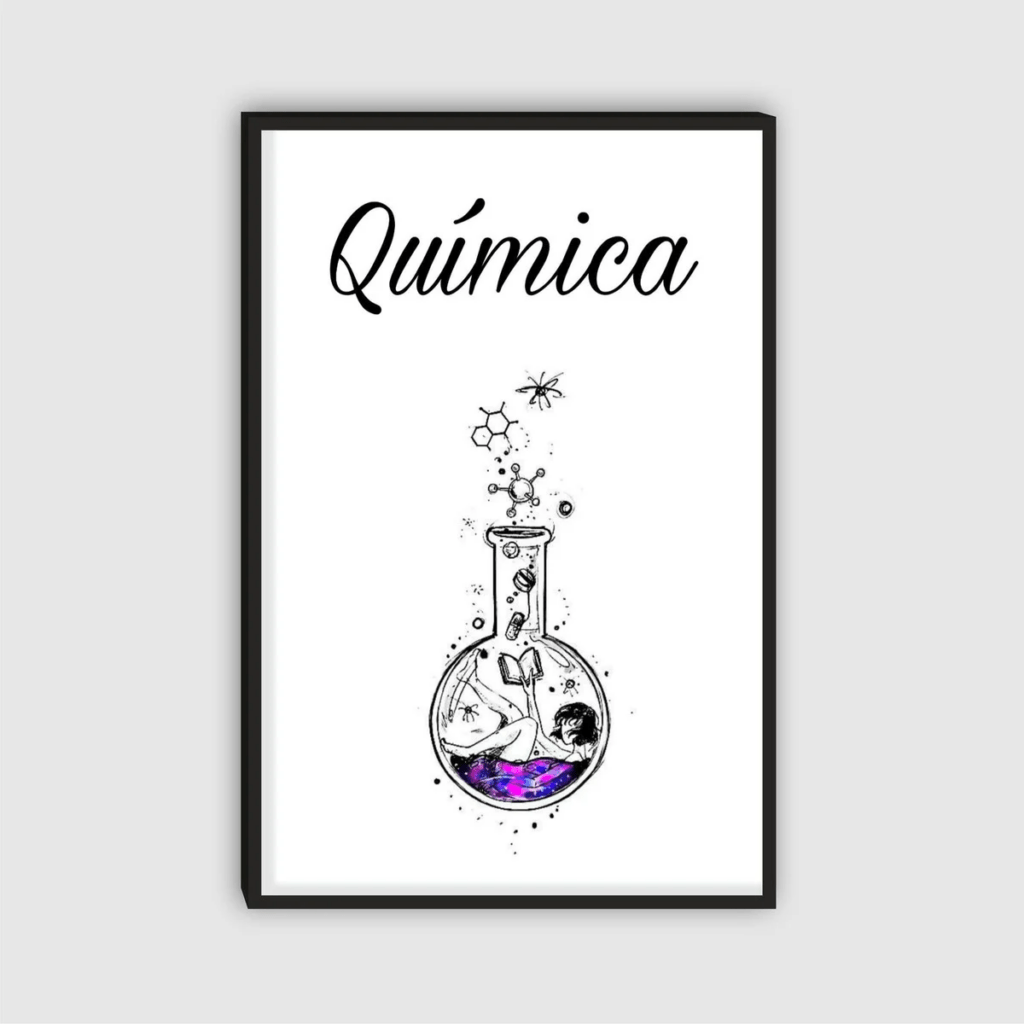 Capa de trabalho de química