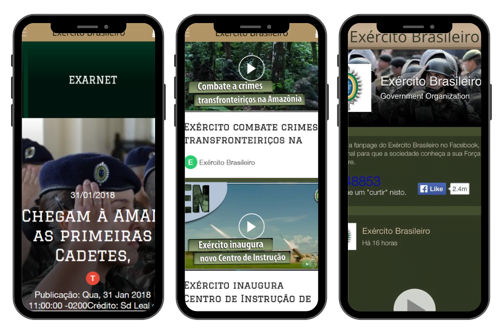 Conheça o aplicativo do Exército Brasileiro