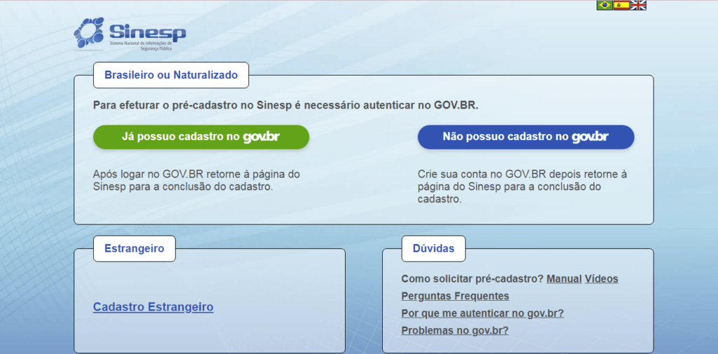 Aplicativo Sinesp Cidadão