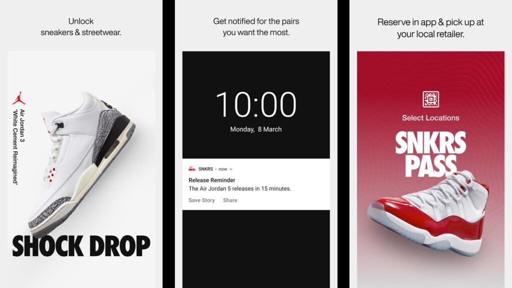 SNKRS app for Android