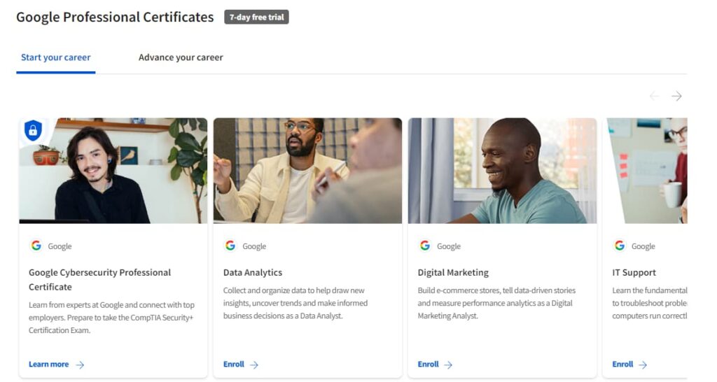 Discover Google Free Courses