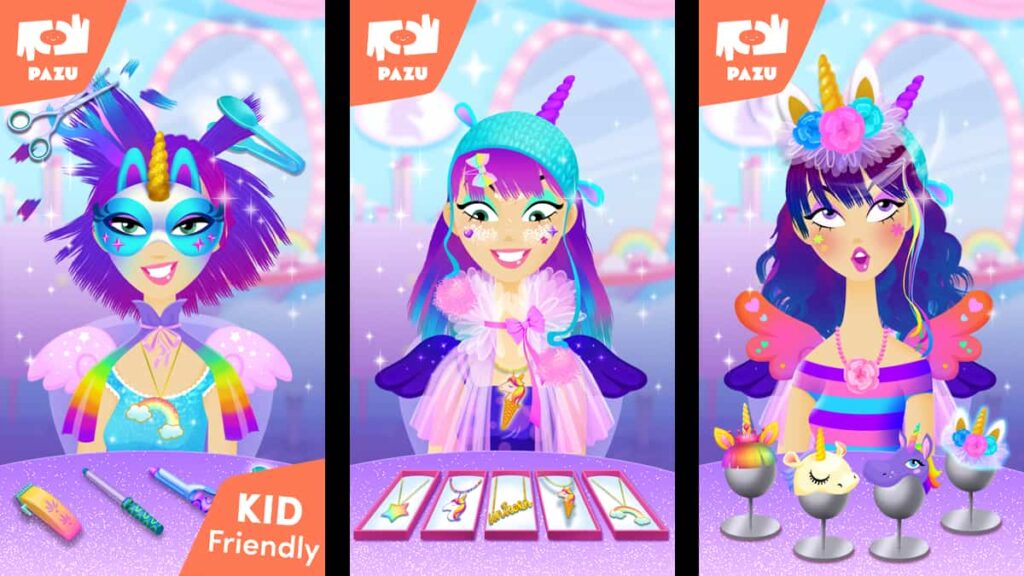 hair salon games for kids