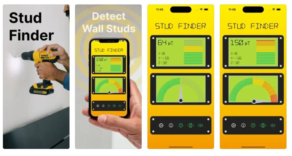 TOP 4 Best Stud Finder and Metal Detector Apps 1 Stud Finder