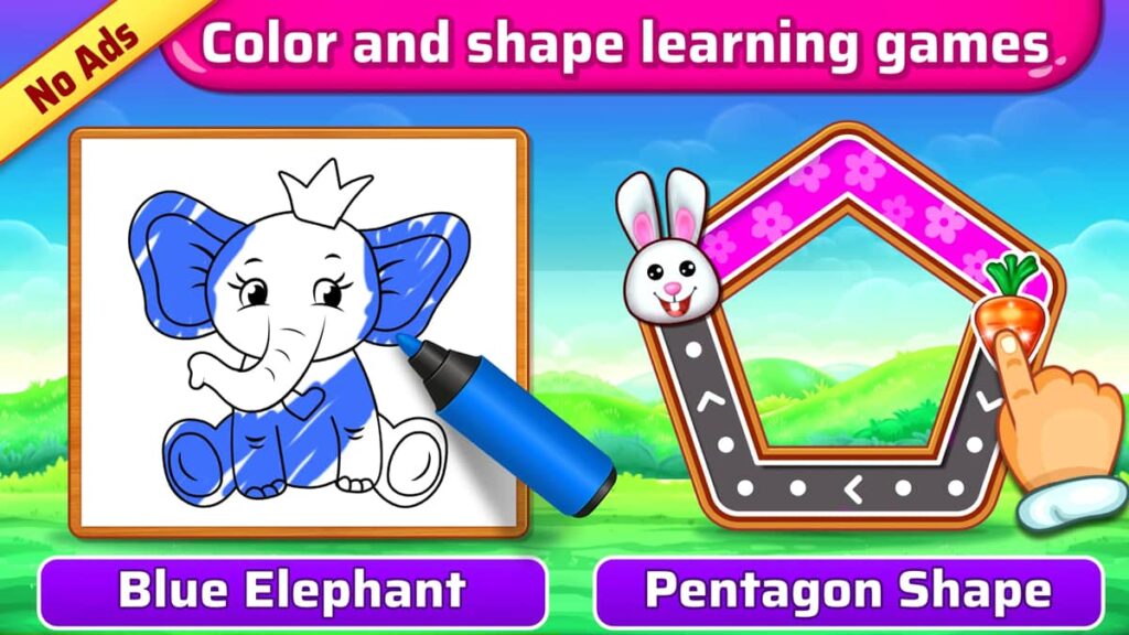 shapes and colors games