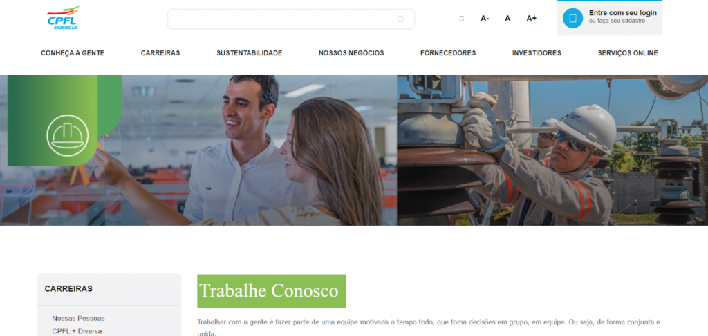 CPFL trabalhe conosco