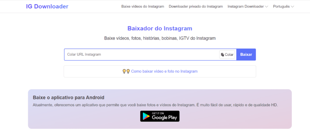 Baixar foto de perfil Instagram