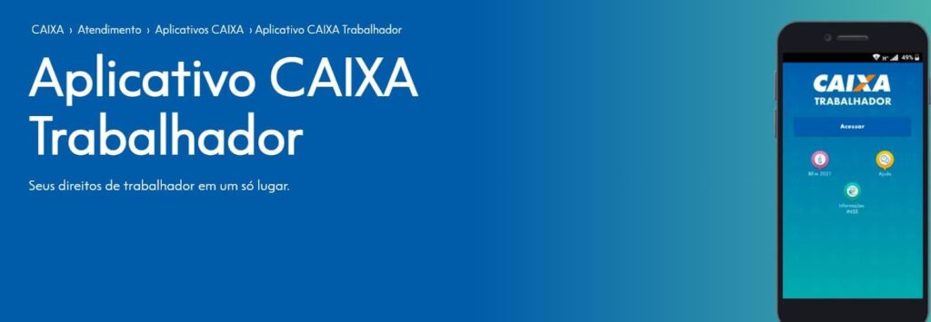Aplicativo Caixa Trabalhador
