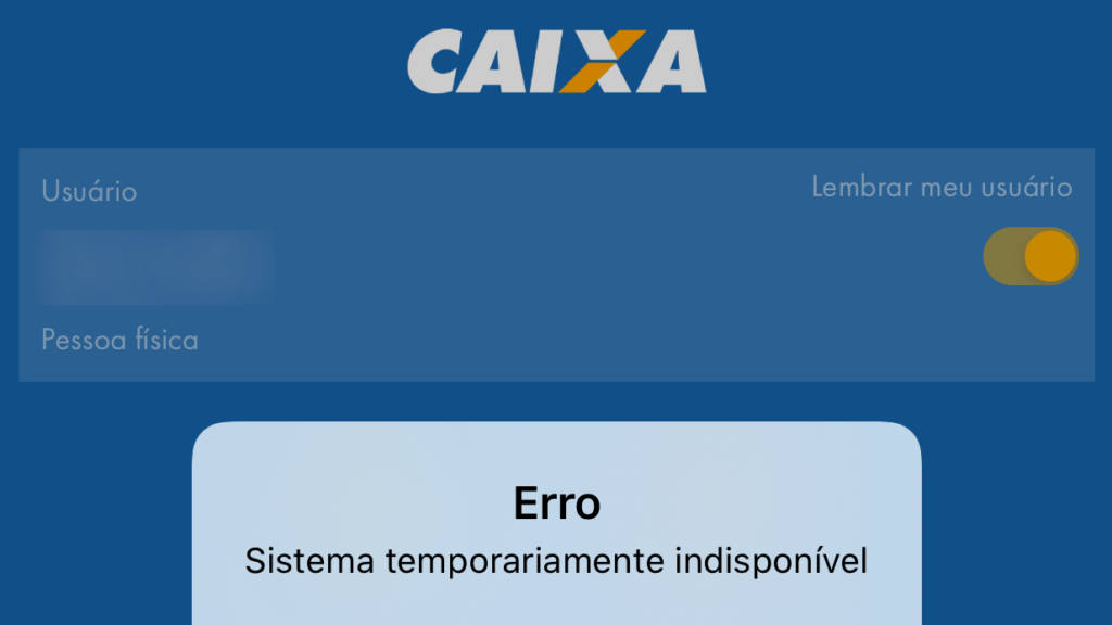 Aplicativo CAIXA Tem