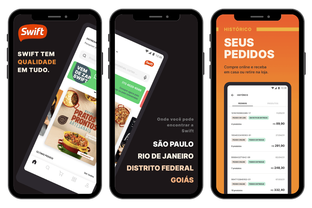 Aplicativo da Loja Swift