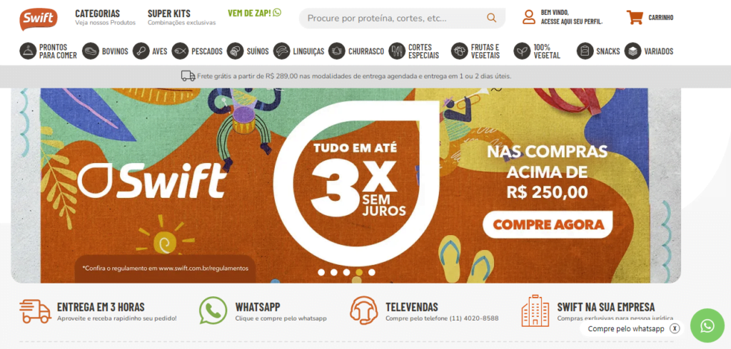 Aplicativo da Loja Swift