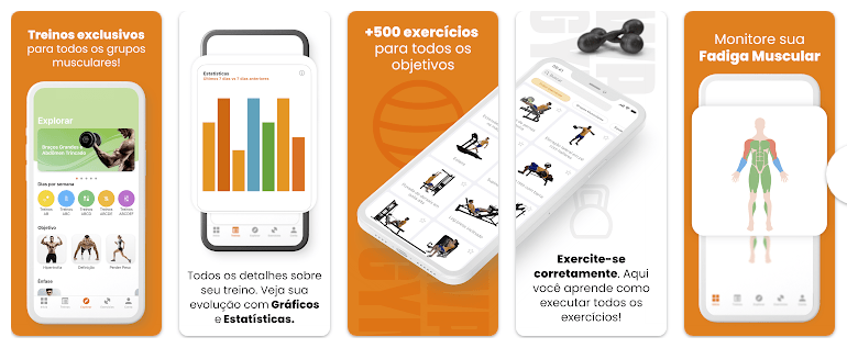 Aplicativo Gym WP - Monte seu treino de academia pelo celular 2 Aplicativo Gym WP