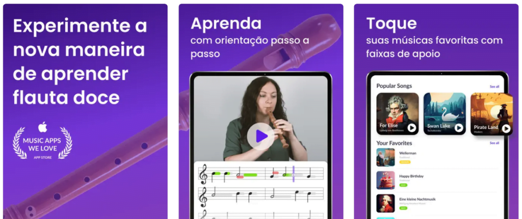 Quer aprender a tocar flauta doce? Conheça esse app 2 Aprender a tocar flauta doce