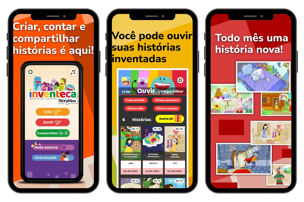 Aplicativo Inventeca - As melhores histórias ilustradas para crianças 3 Aplicativo Inventeca