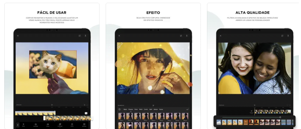 Os filtros mais interessantes do aplicativo CapCut 2 Filtros do Capcut