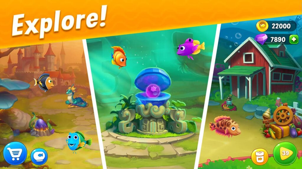 Fishdom puzzle game