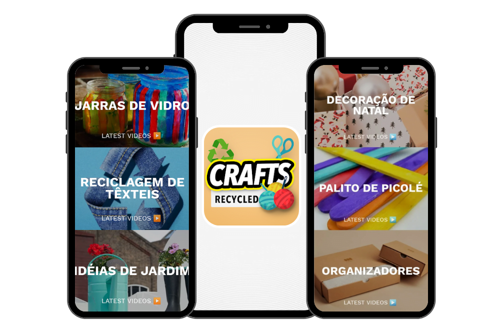 Aplicativo com ideias de artesanato