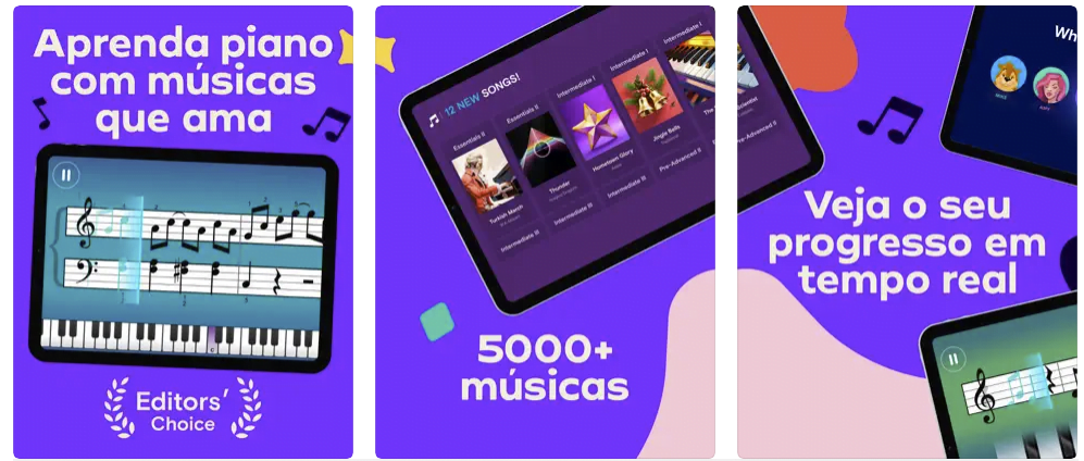 Aprenda tocar piano pelo celular: aplicativo grátis 2 Aplicativo para aprender tocar piano
