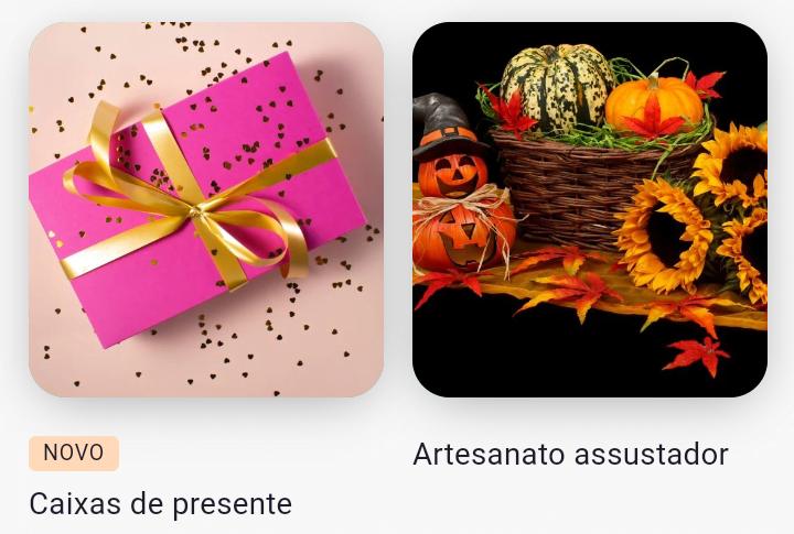 Aplicativo para aprender artesanato em papel