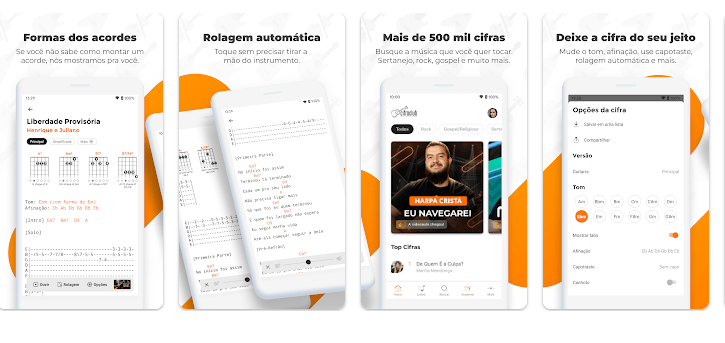 Aplicativo Cifra Club - Tenha mais de 500 mil crifras no celular 3 Cifras de violão grátis