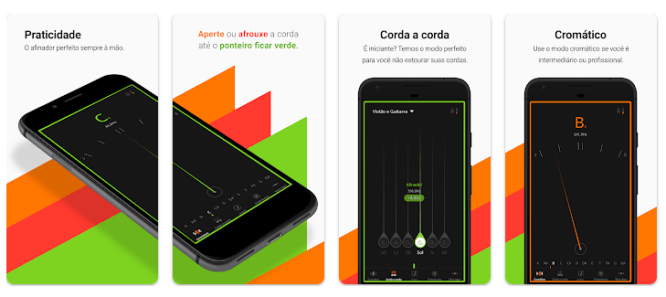 Aplicativo para afinar violão