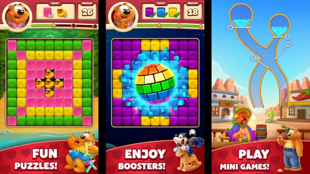 Toon Blast puzzle