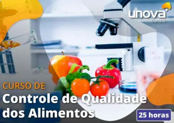 Curso grátis de controle de qualidade dos alimentos